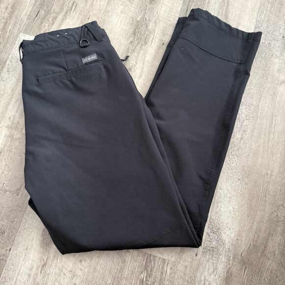 Columbia OMNI-SHADE Landroamer Pants Mens 32x32 AM5546 Black Straight Leg Hiking - Picture 6 of 6